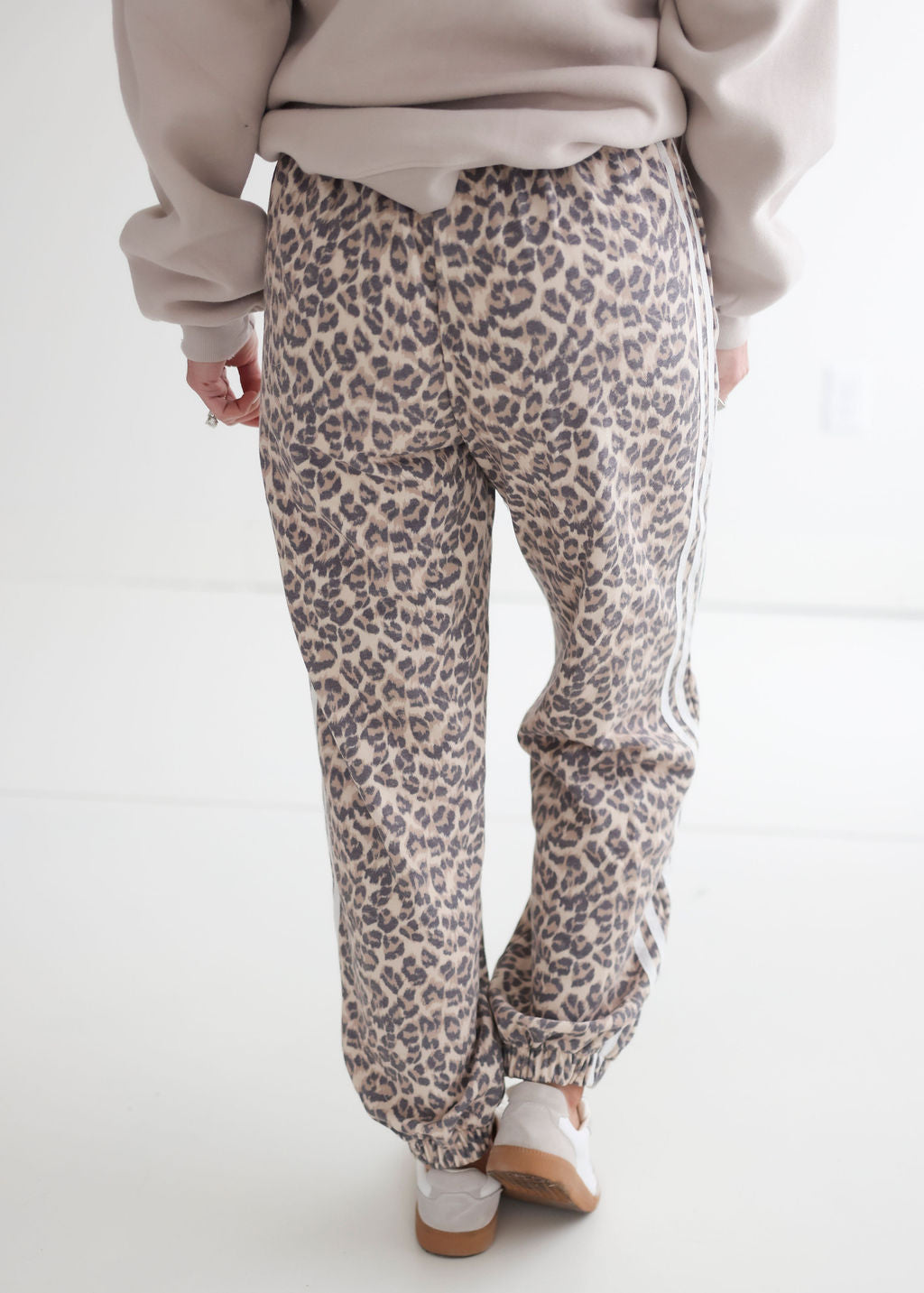 Stevie Leopard Track Pants