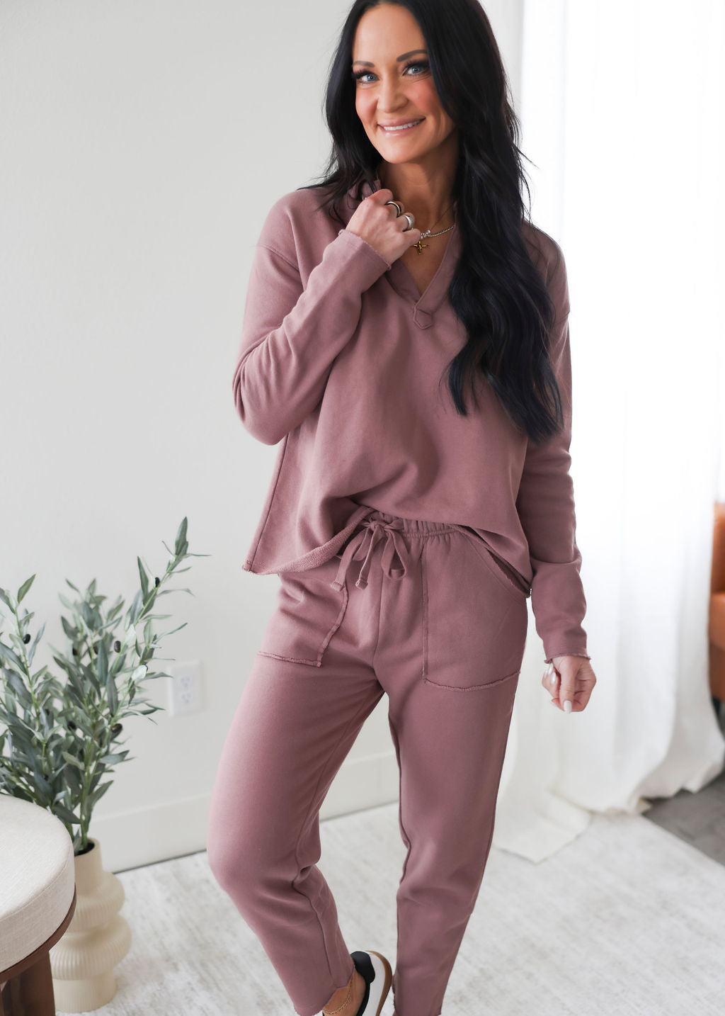 image of Chelie V-Neck Pullover