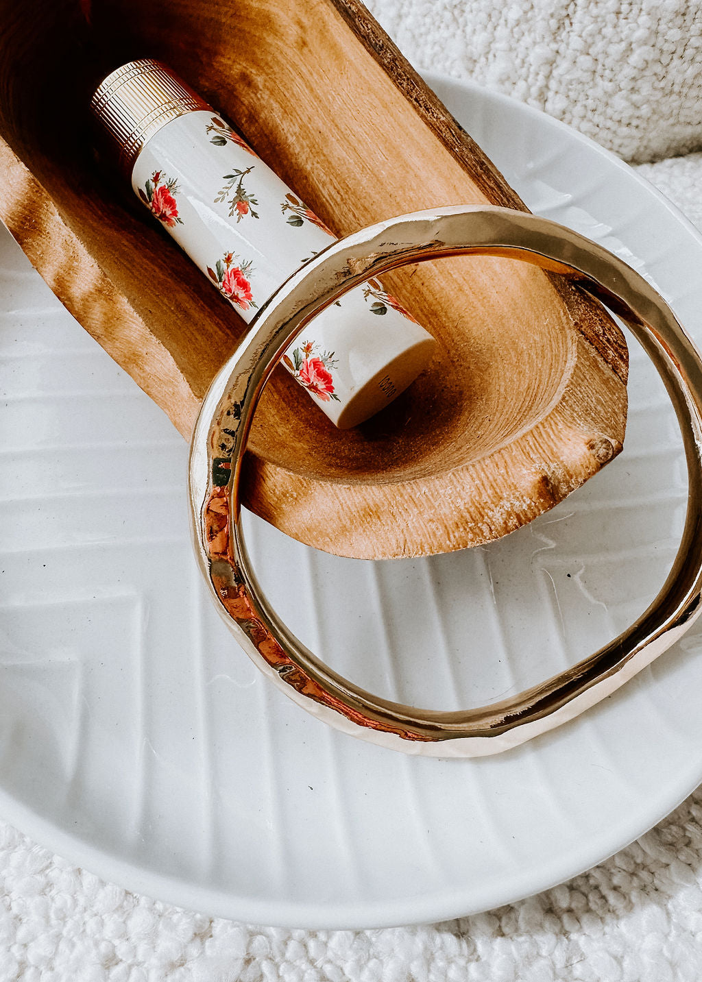 Hammered Bangle Bracelet