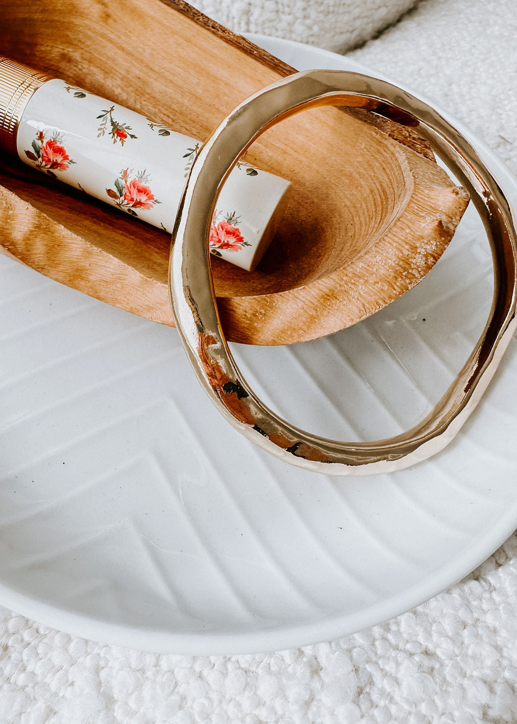 Hammered Bangle Bracelet