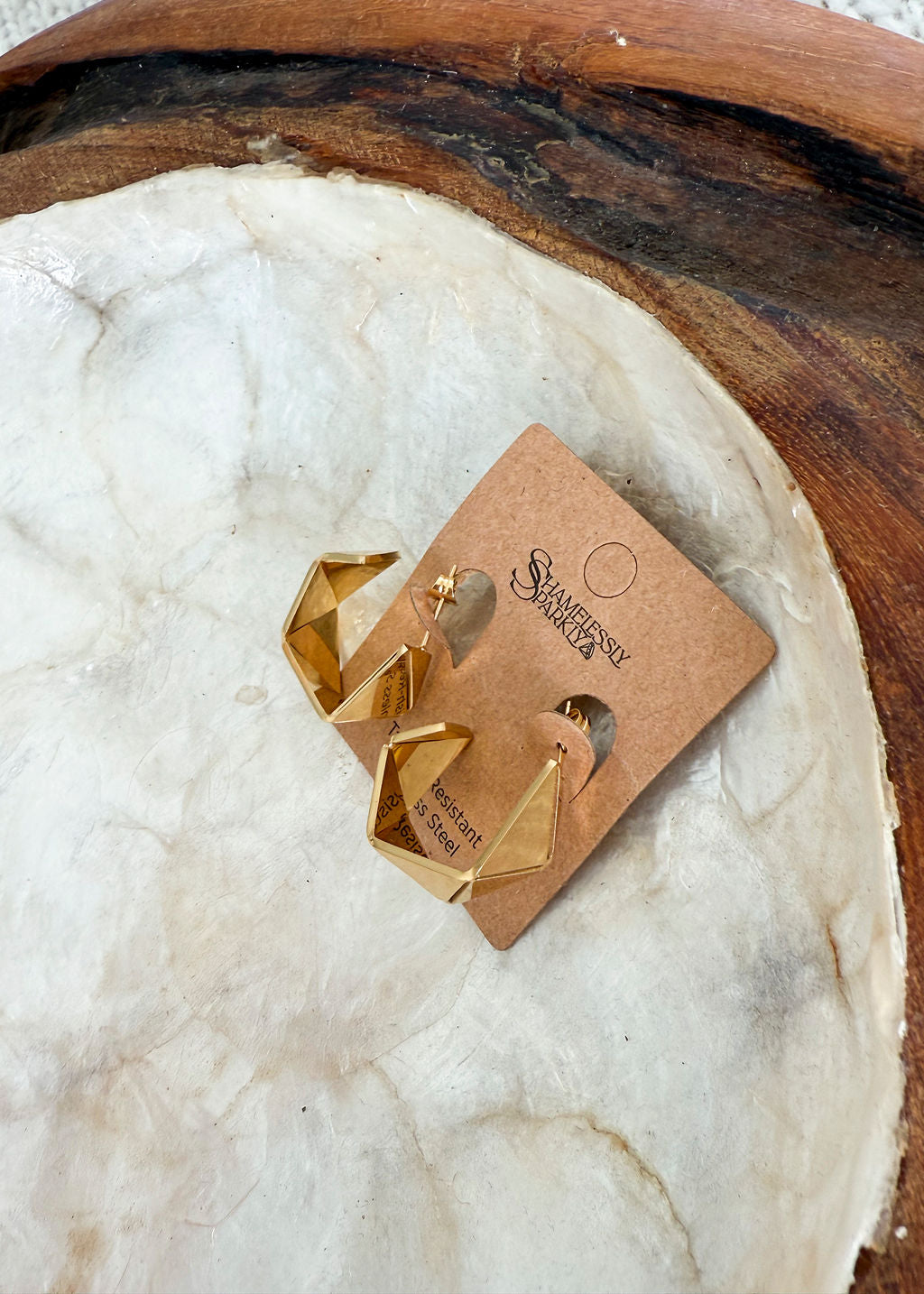 Janae Geometric Hoop Earrings