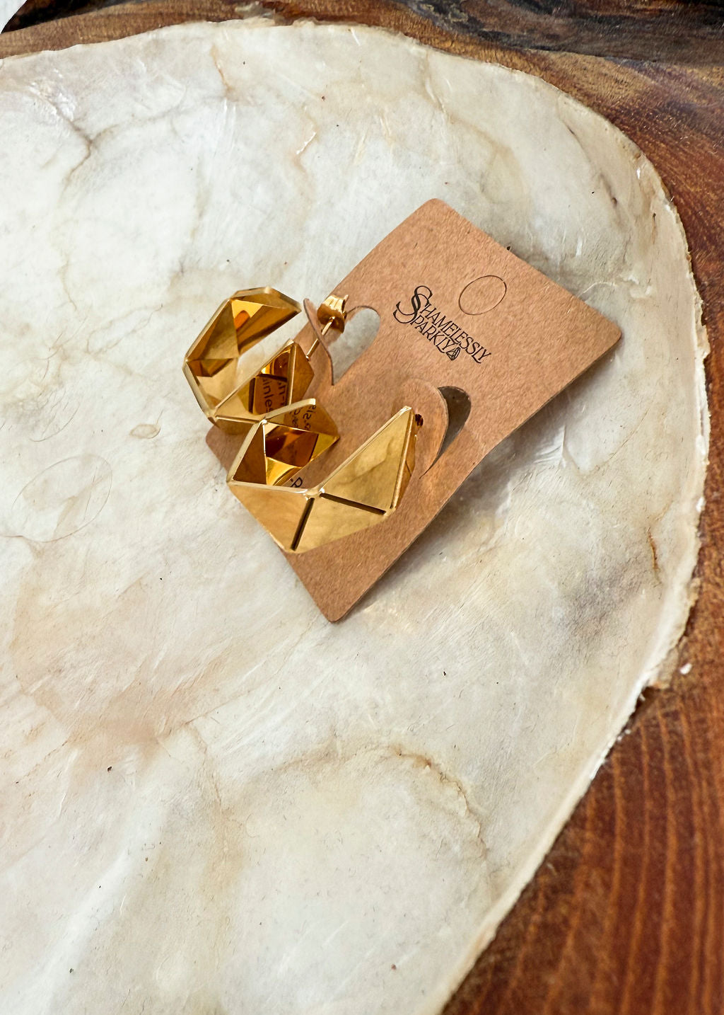 Janae Geometric Hoop Earrings