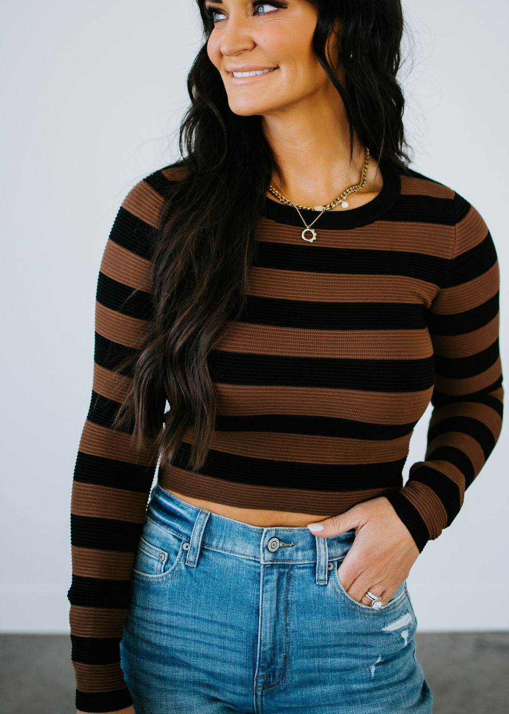 Raina Striped Top