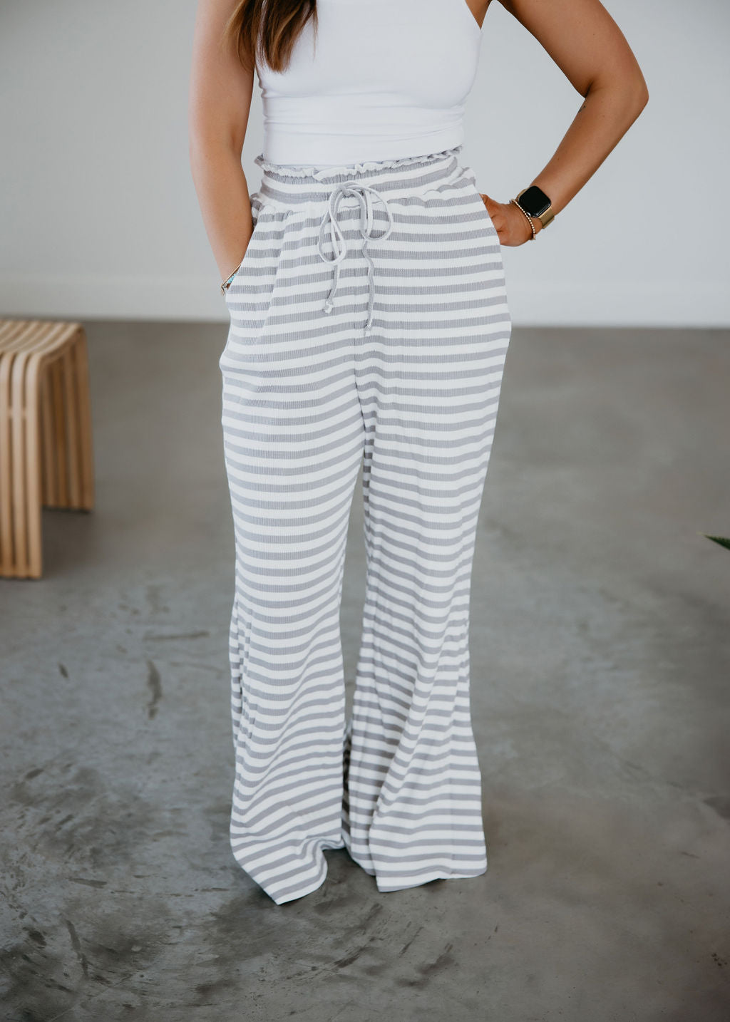 Rayna Striped Wide Leg Pant