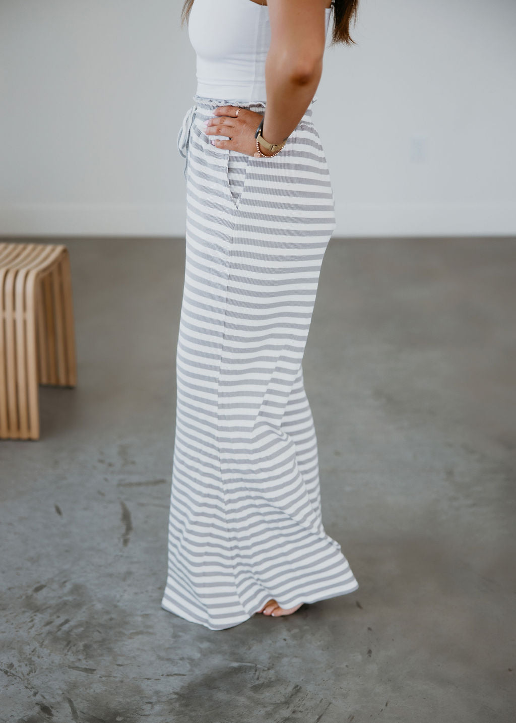 Rayna Striped Wide Leg Pant