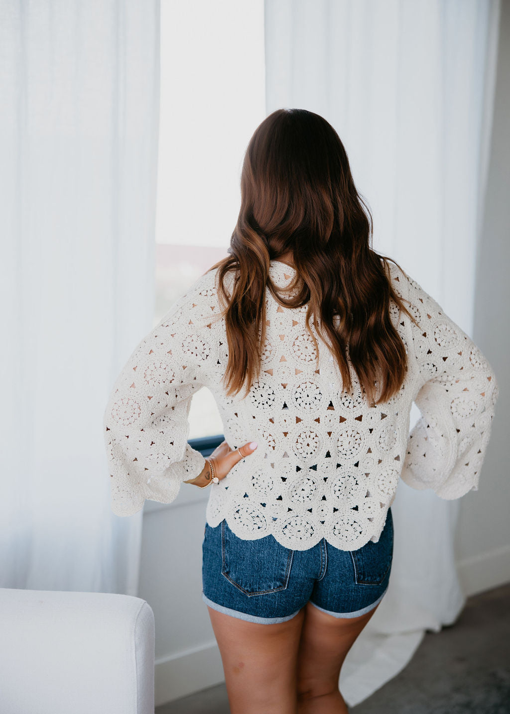 Van Crochet Sweater Top