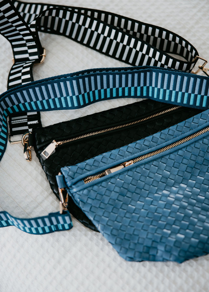 Brown Woven Fanny Pack Pretty Simple Woven Westlyn Bum Bag In Brown Her Hide Out - Foto 7