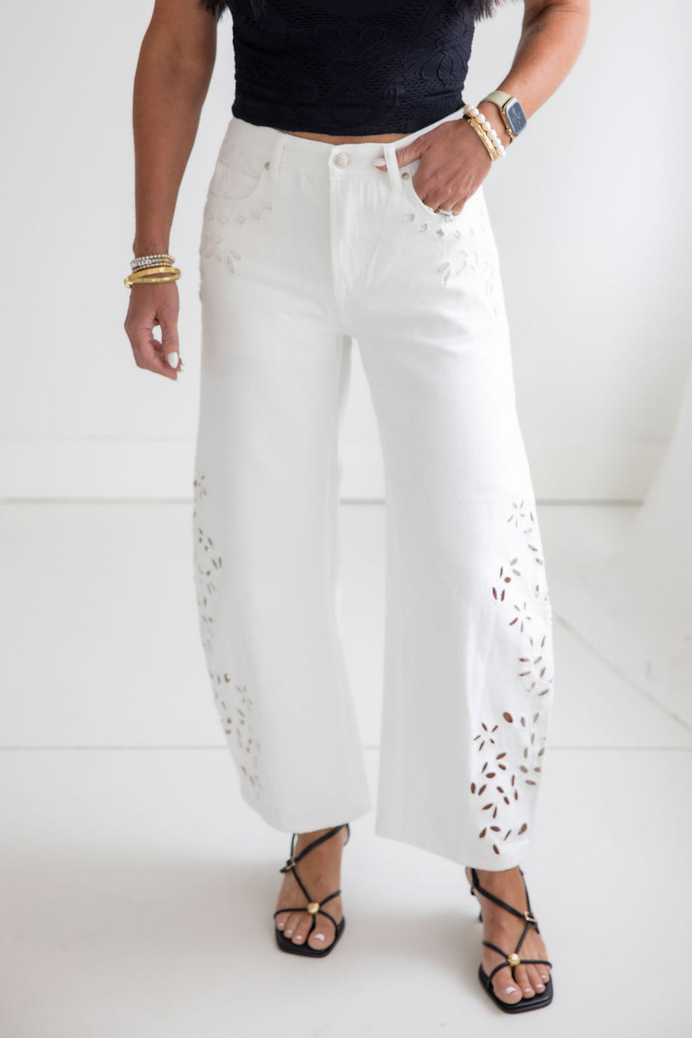 Sheila Saige Barrel Jean
