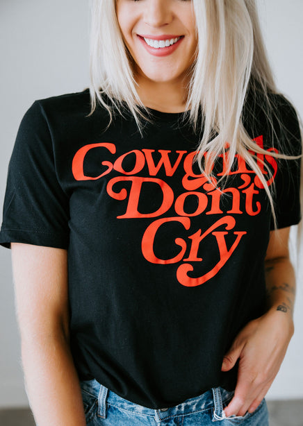 Cowgirls Don't Cry Graphic Tee – Lauriebelles