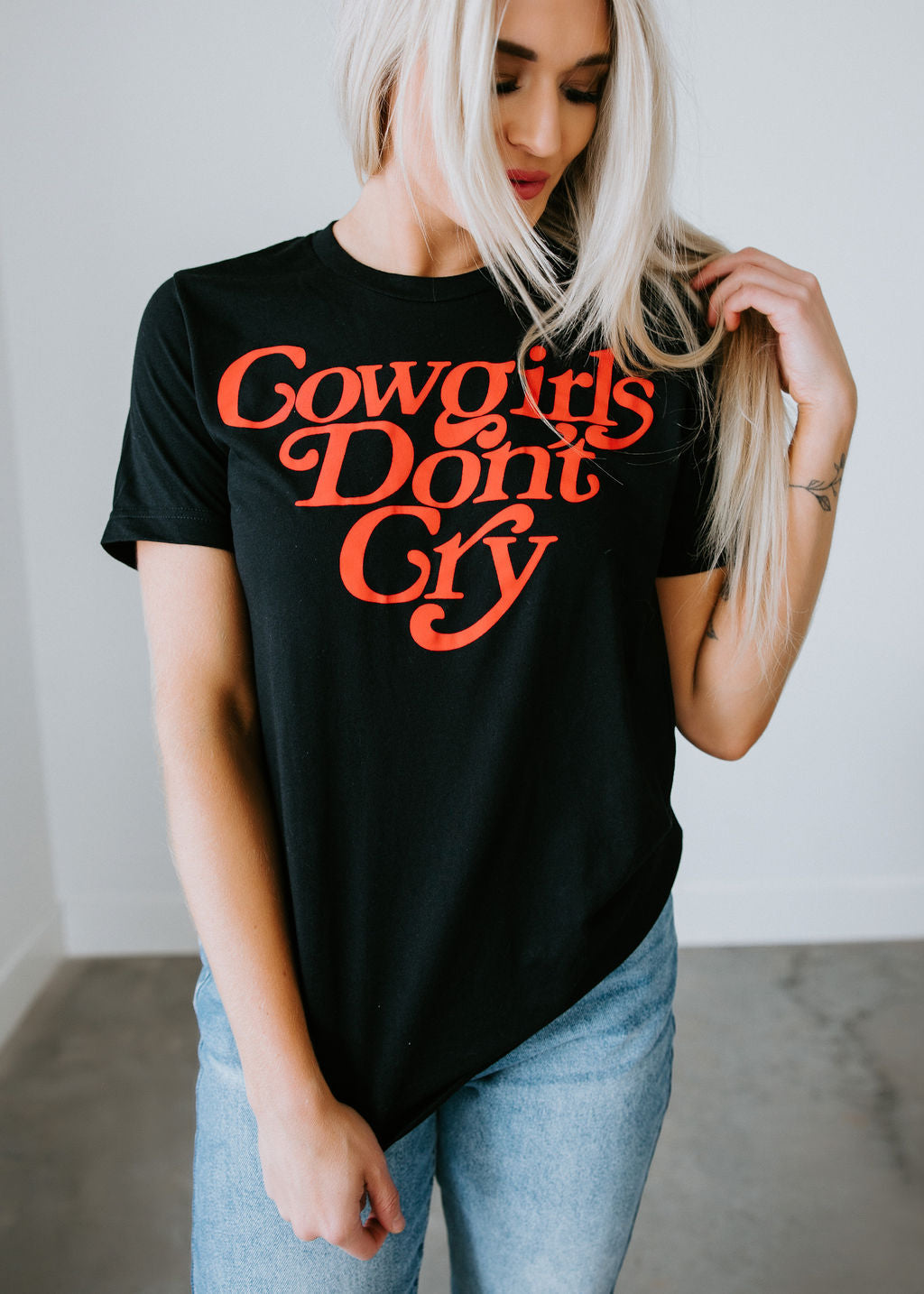 image of Cowgirls Don't Cry Graphic Tee