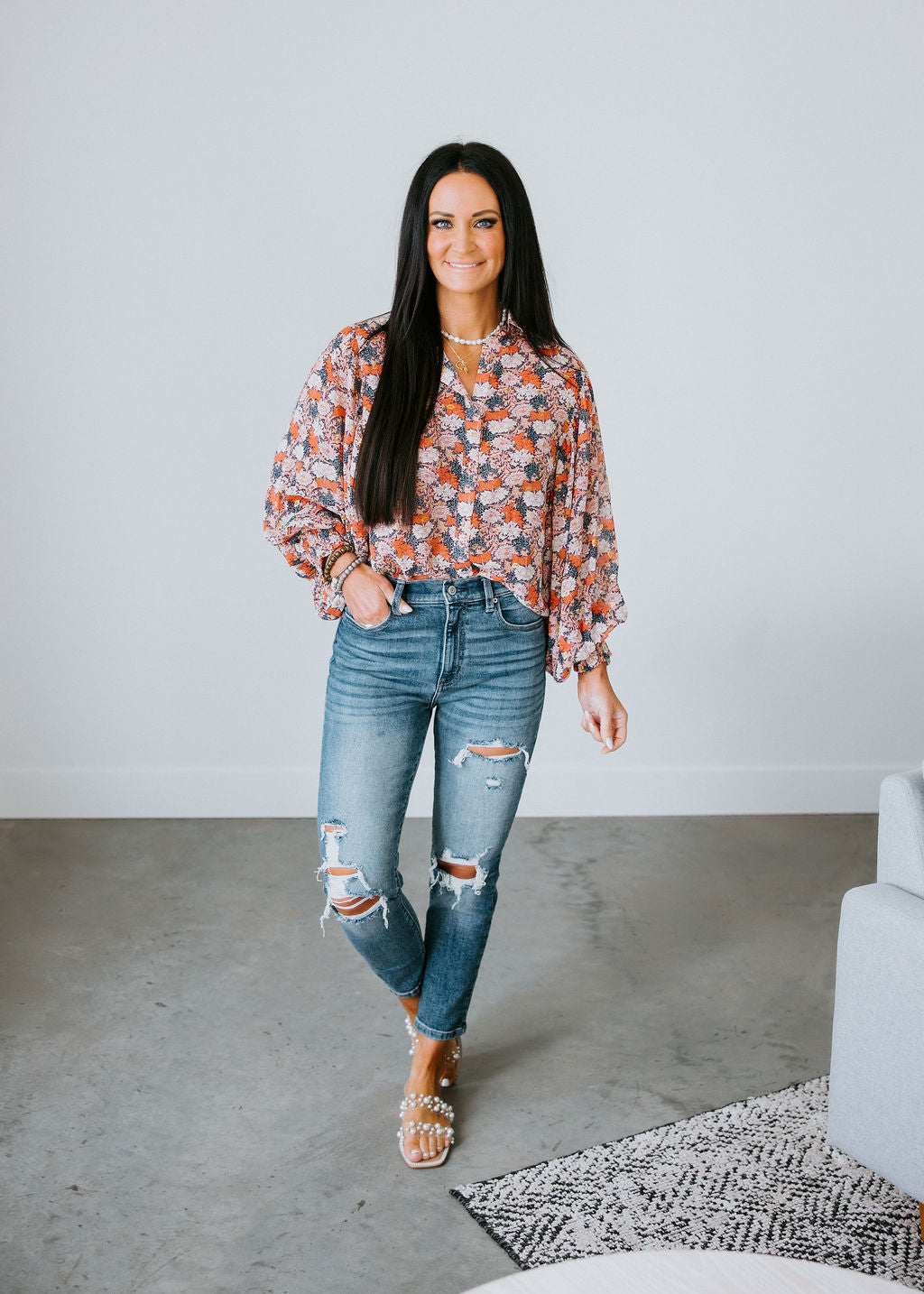 Danielle Floral Blouse