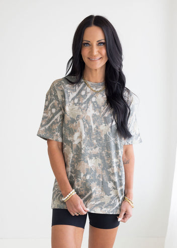 Camo Crew T-Shirt by Lily & Lottie