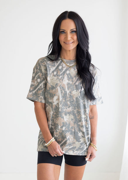 Camo Crew T-Shirt by Lily & Lottie product view