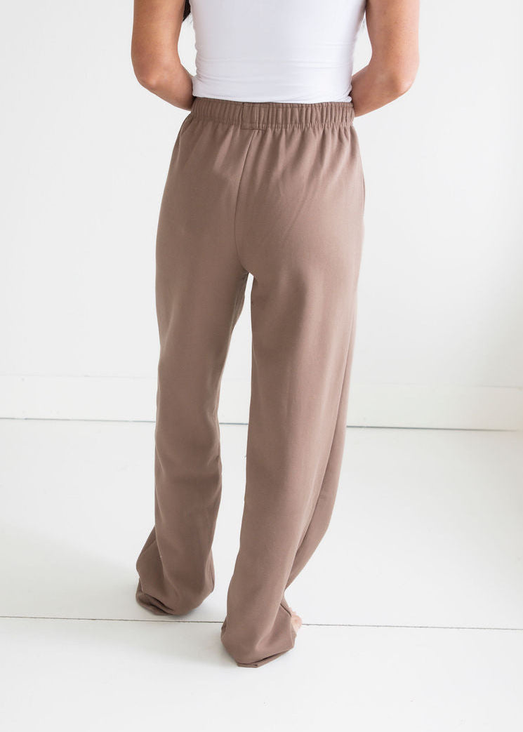 Throw on Wide Leg Sweatpants by Lily & Lottie