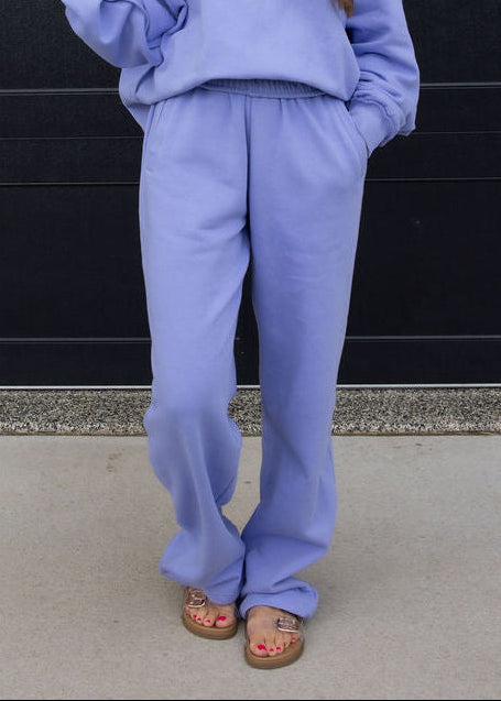 Throw on Wide Leg Sweatpants by Lily & Lottie