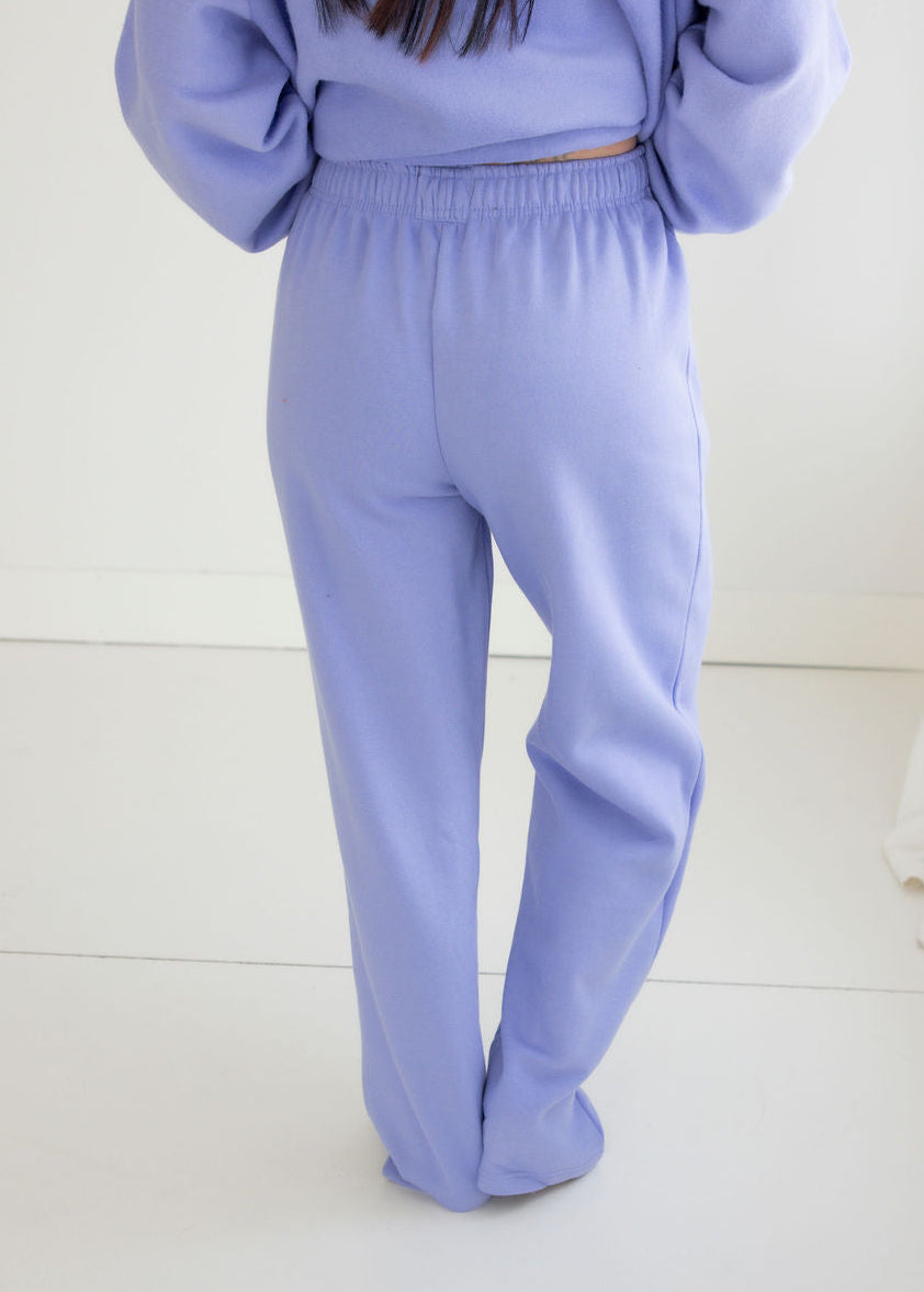 Throw on Wide Leg Sweatpants by Lily & Lottie