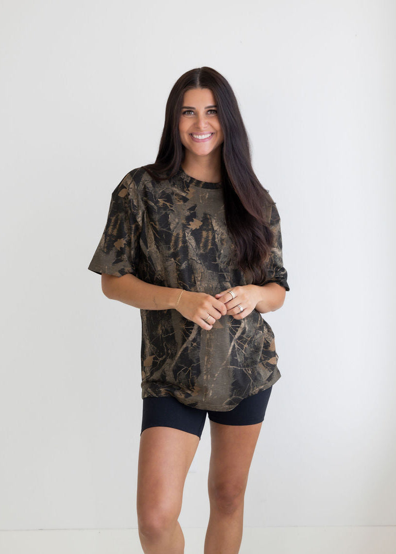 Camo Crew T-Shirt by Lily & Lottie