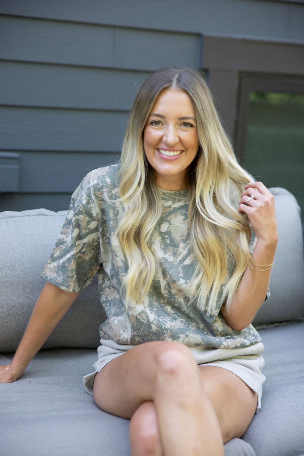 Camo Crew T-Shirt by Lily & Lottie
