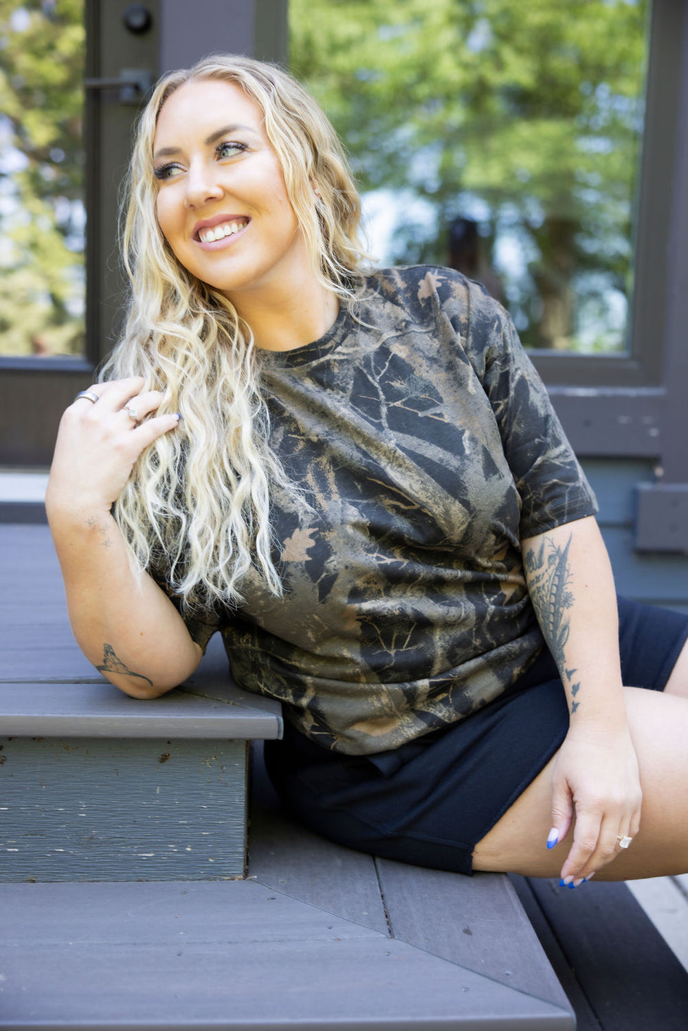 Camo Crew T-Shirt by Lily & Lottie