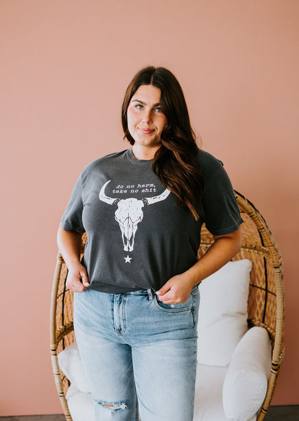 Curvy Do No Harm Graphic Tee