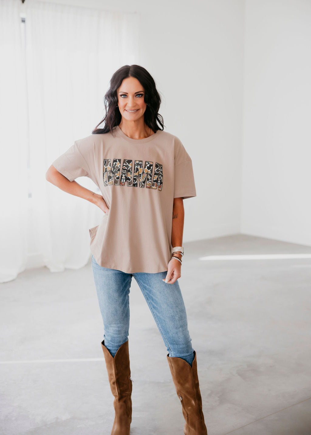 Mama Camo Graphic Tee