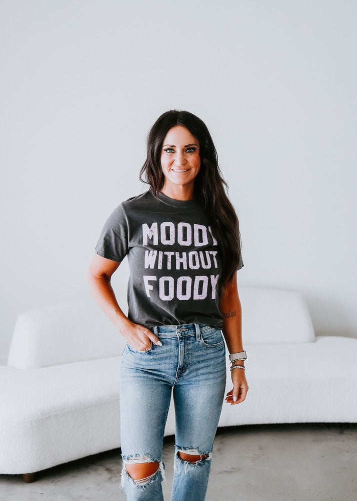 Curvy Moody Without Foody Tee