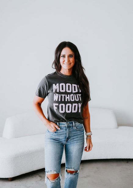 Curvy Moody Without Foody Tee