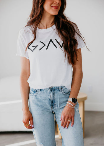 God is Greater Than Graphic Tee