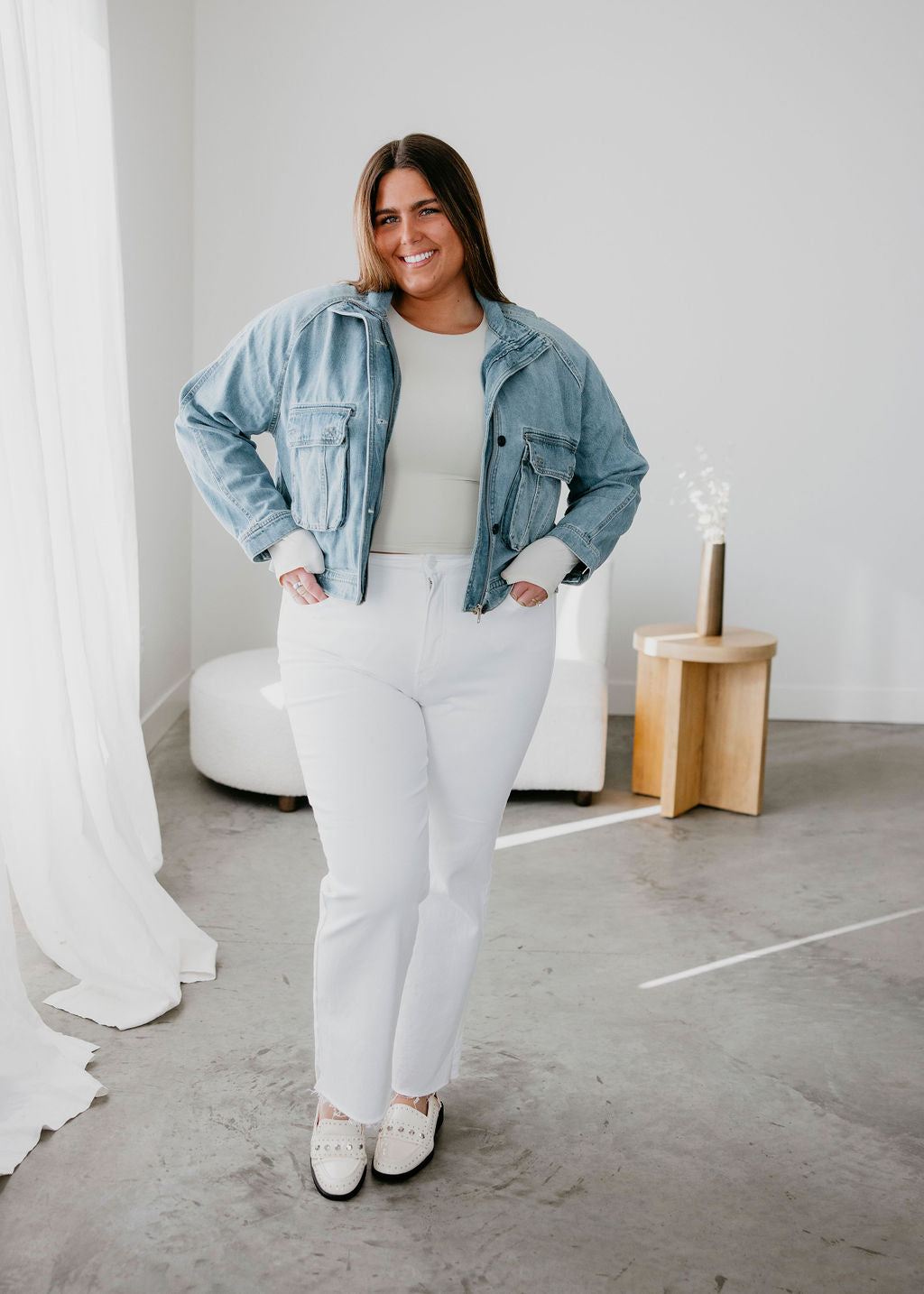 Curvy Eloise Straight Jeans
