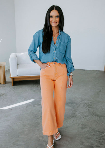 Kellan High Rise Wide Leg Jeans