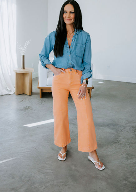 Kellan High Rise Wide Leg Jeans