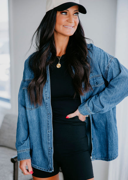 Kerry Risen Denim Shacket product view