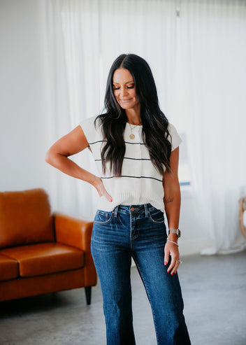 Meeka Button Front Sweater