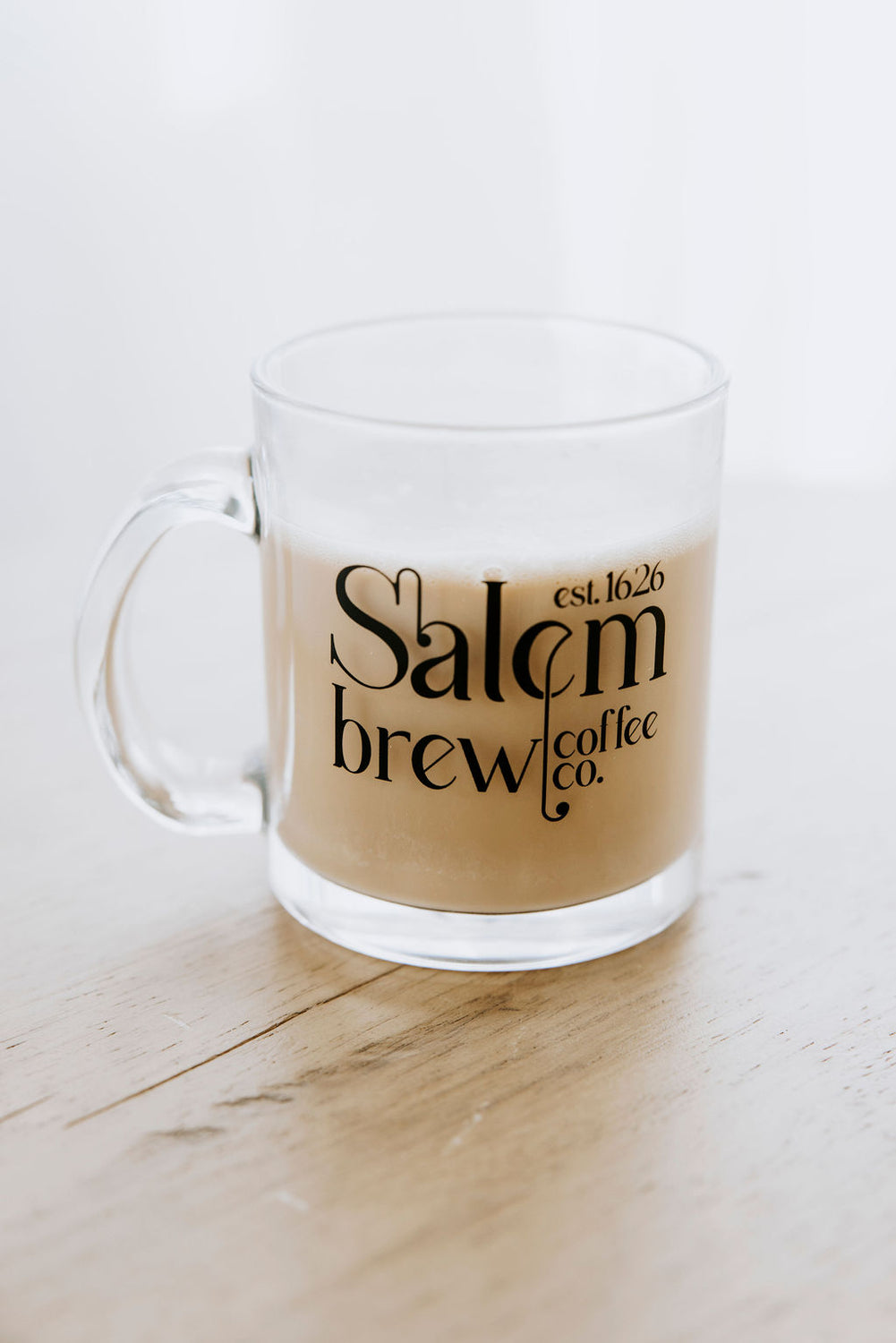 Salem Brew Glass Coffee Mug