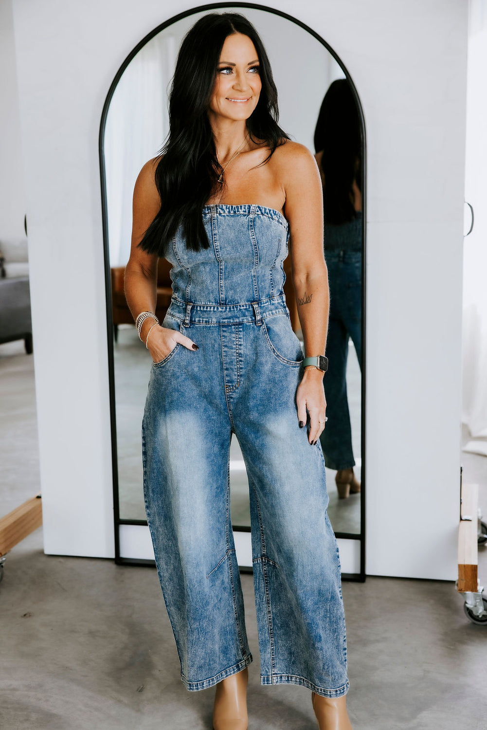 Tenlie Denim Jumpsuit