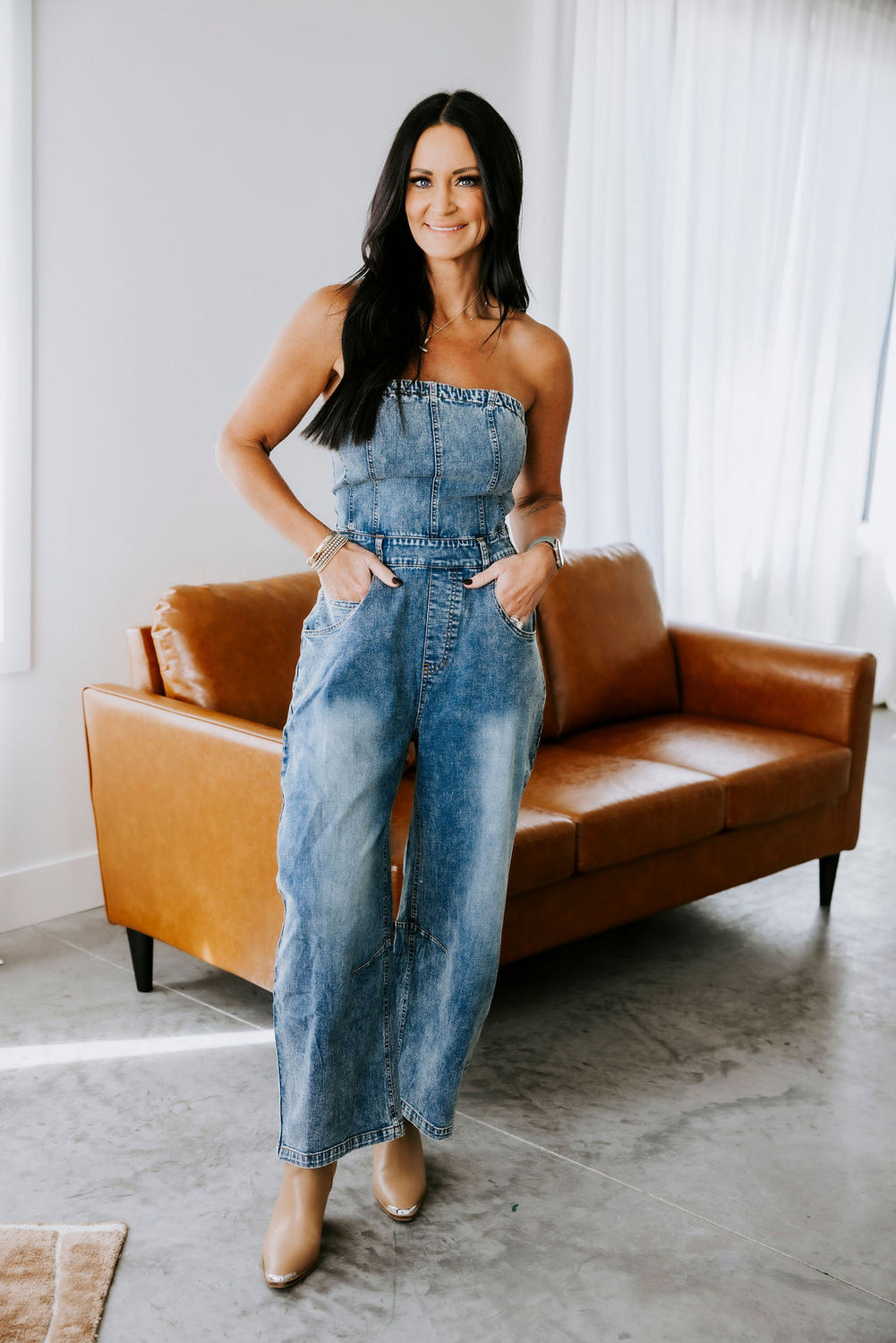 Tenlie Denim Jumpsuit
