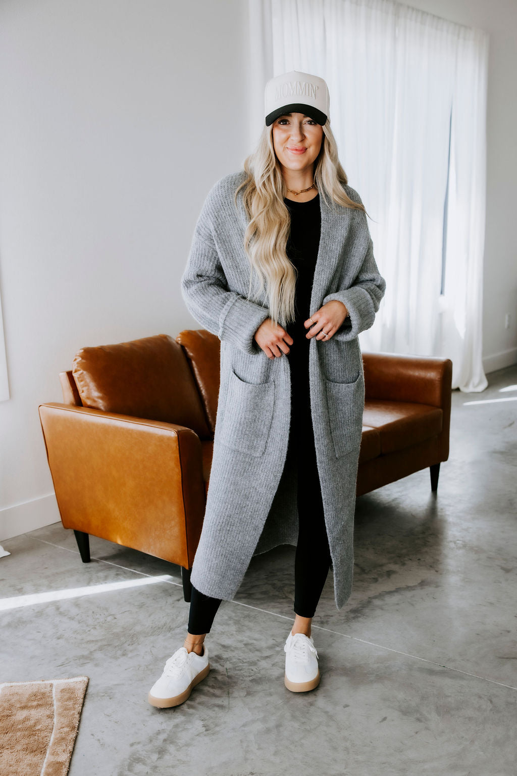 image of Tallie Knit Longline Cardigan
