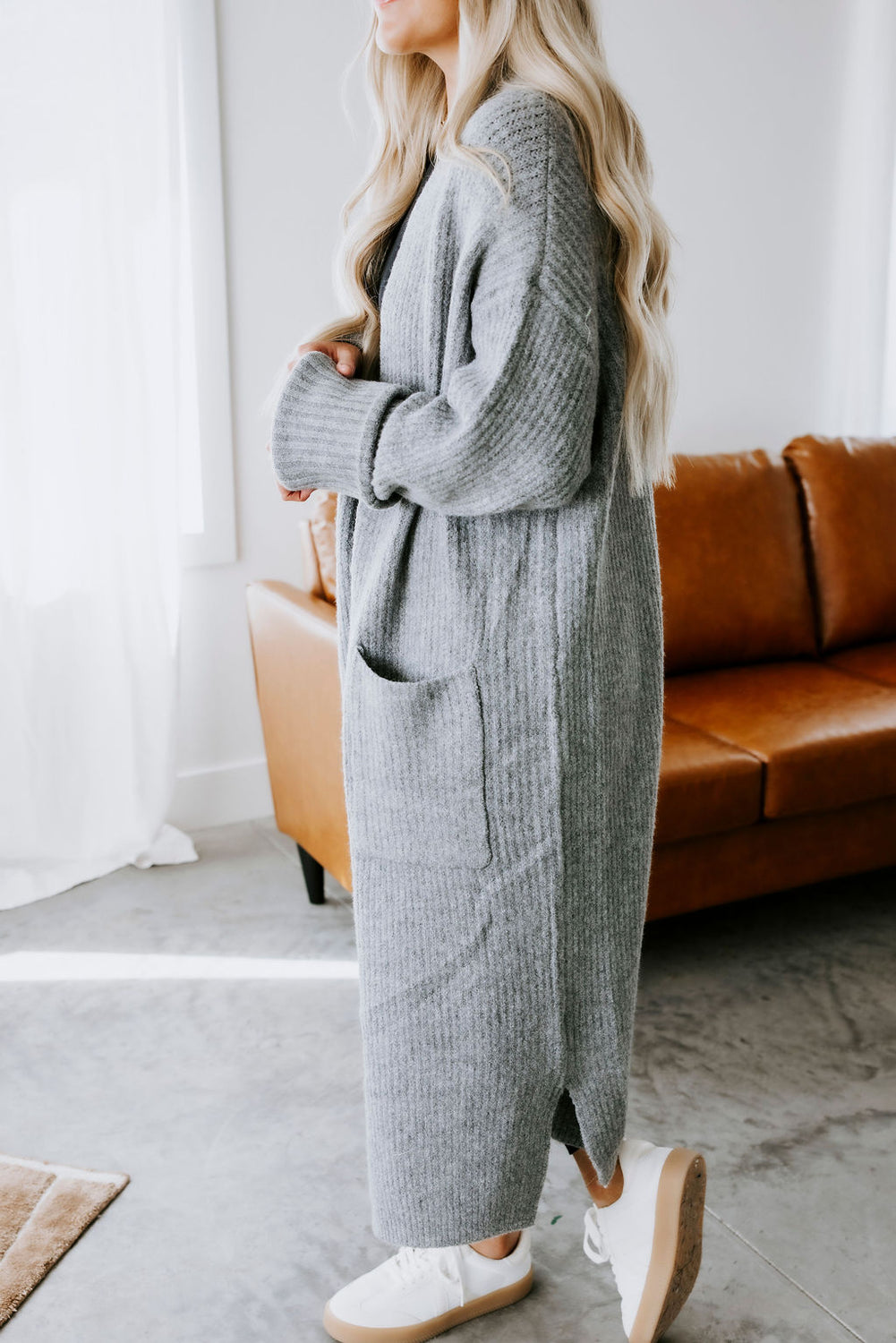 Tallie Knit Longline Cardigan