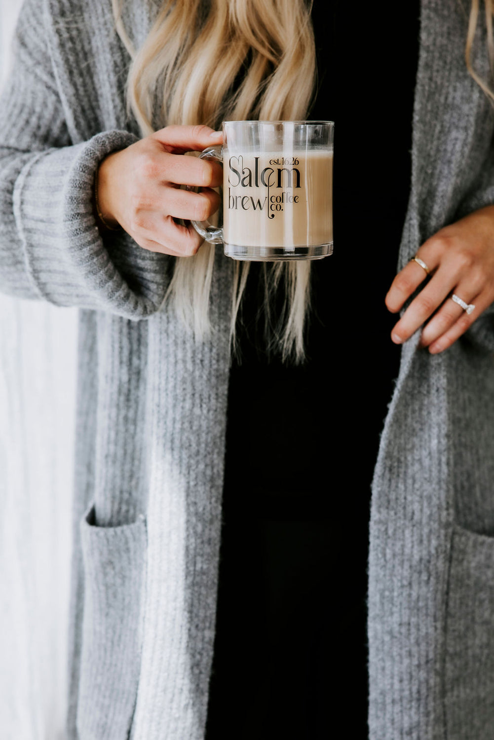 Salem Brew Glass Coffee Mug