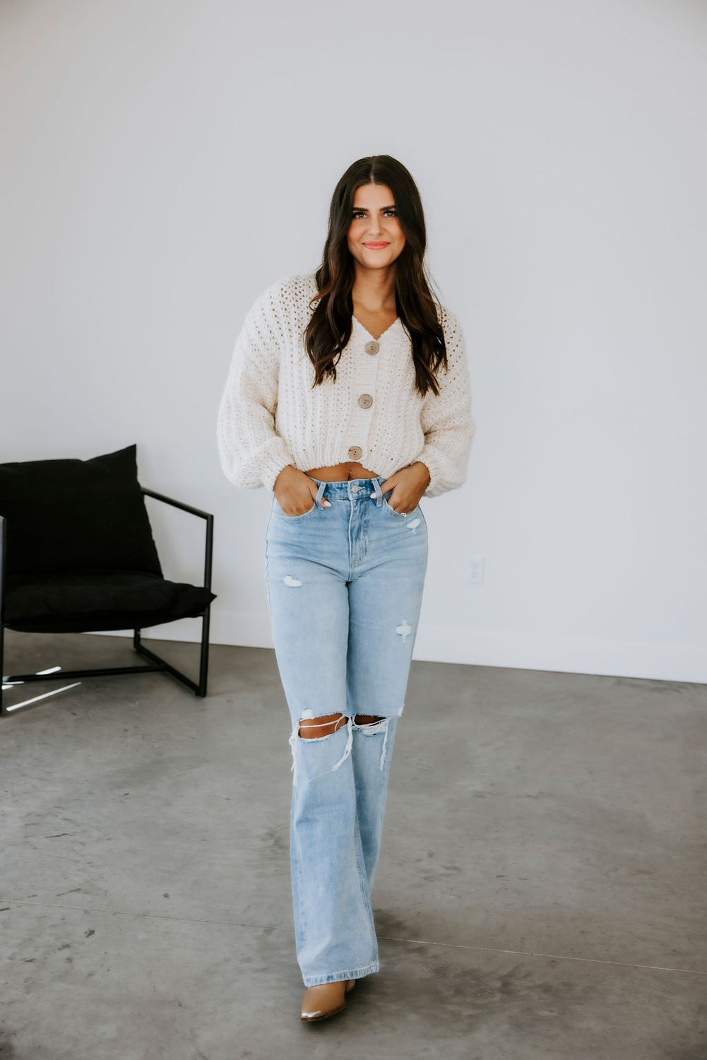 Teddie Chunky Knit Cardigan