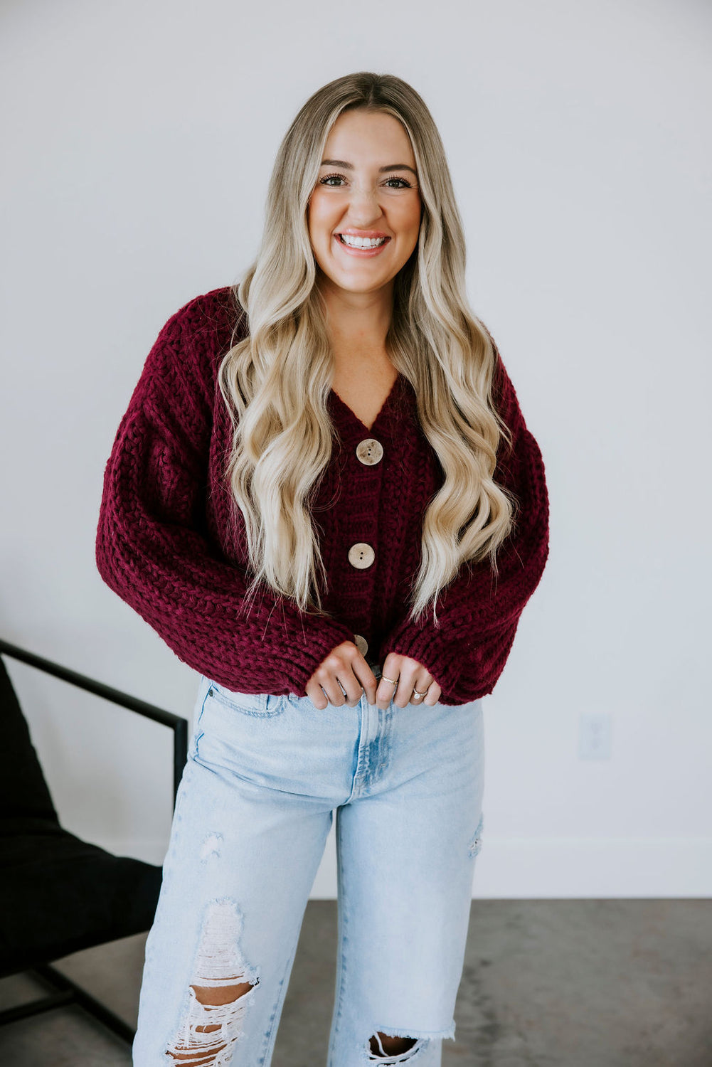 Teddie Chunky Knit Cardigan
