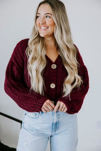 Teddie Chunky Knit Cardigan