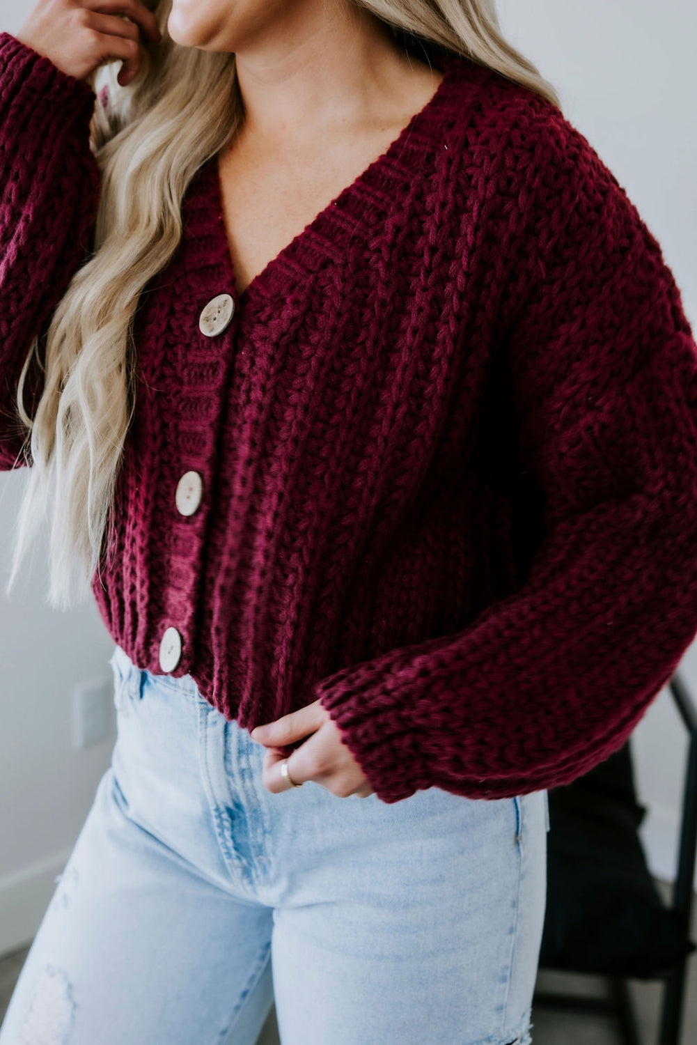 Teddie Chunky Knit Cardigan