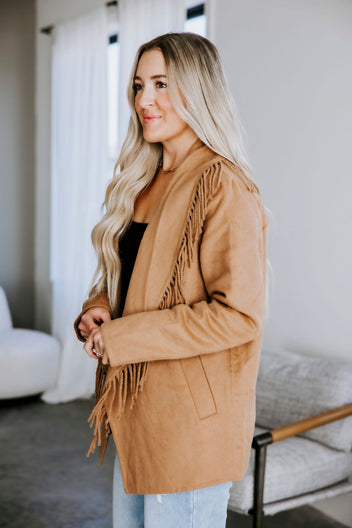 Fernanda Fringe Coat