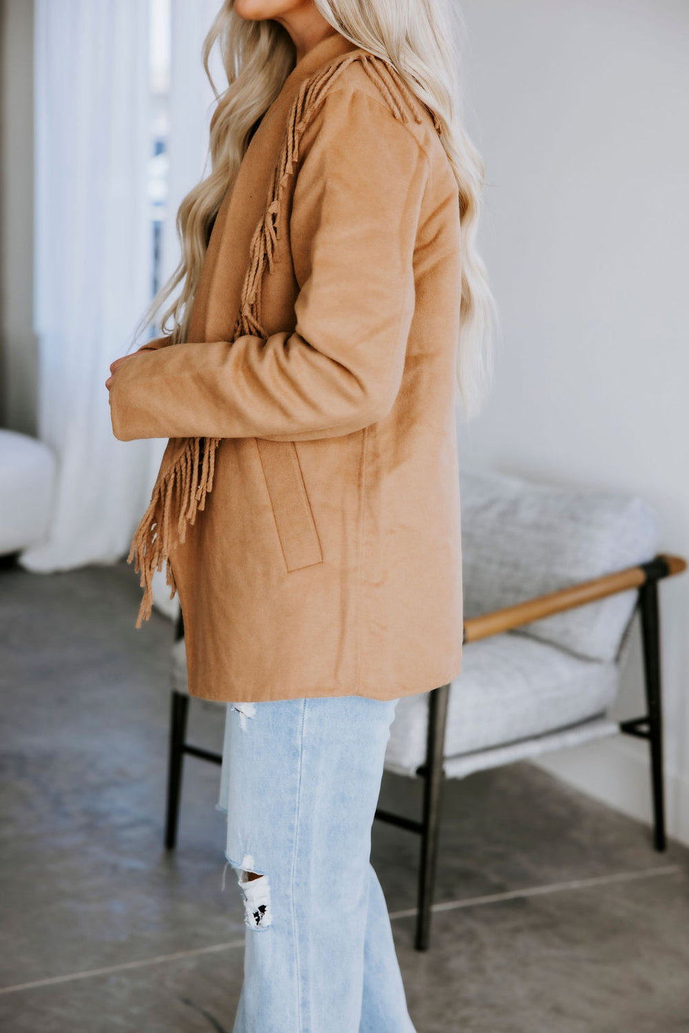 Fernanda Fringe Coat