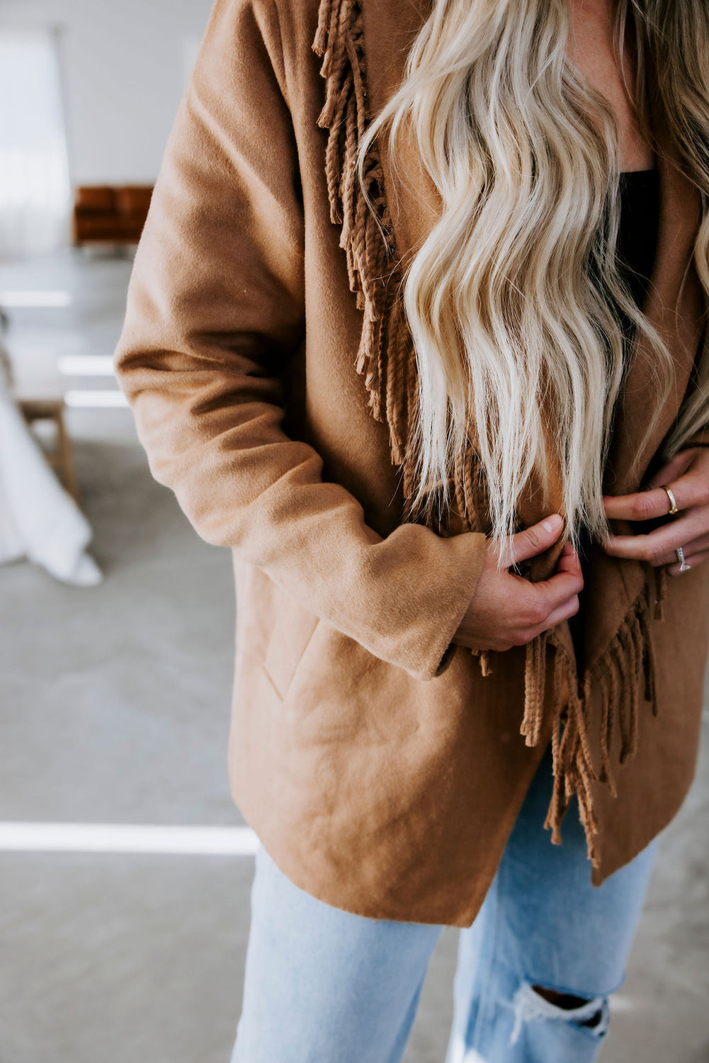 Fernanda Fringe Coat