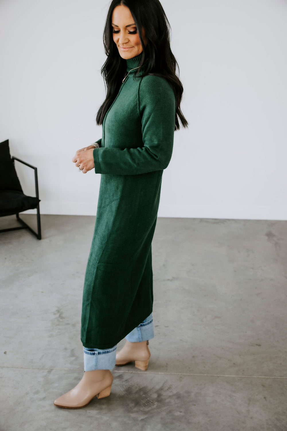 Lizbeth High Slit Sweater