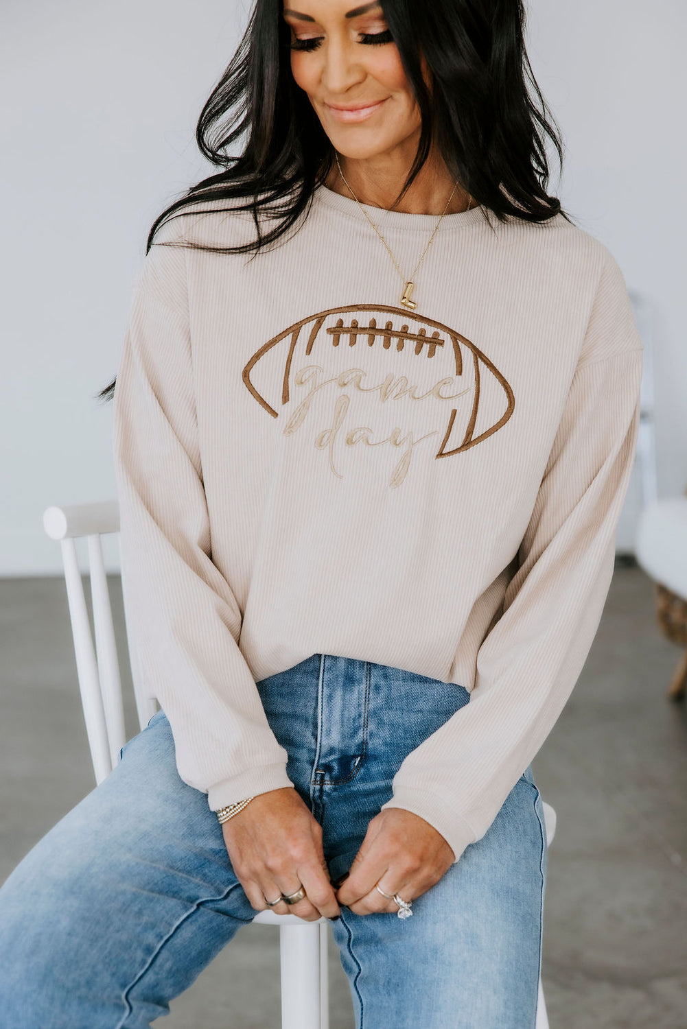 Gameday Embroidered Sweatshirt