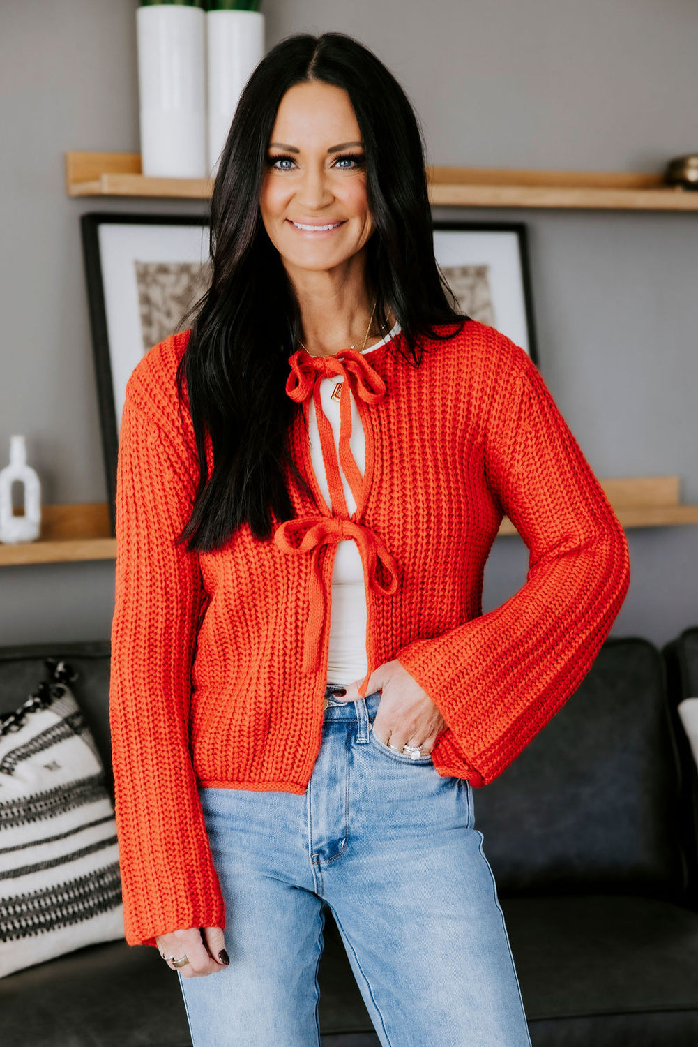 Caty Open Front Sweater