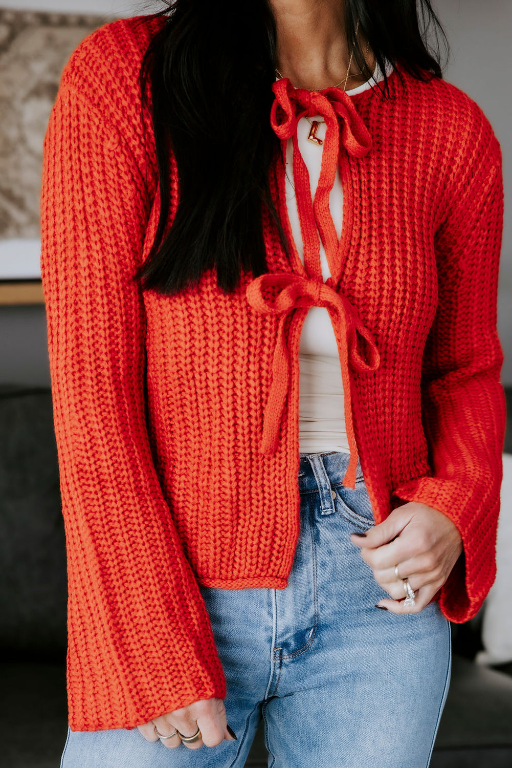 Caty Open Front Sweater